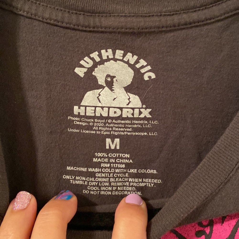 Jimi Hendrix boyfriend graphic t shirt size: med - Picture 4 of 4